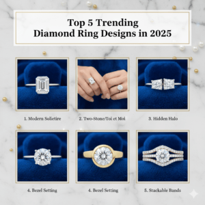 Top 5 Trending Diamond Ring Designs in 2025
