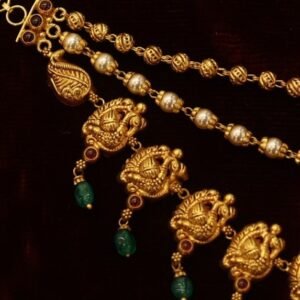3 Row Step Gold Necklace