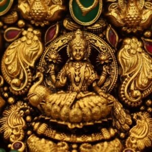 22KT Antique Nagas Lakshmi Choker