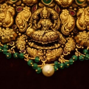 22KT Antique Nagas Lakshmi Choker