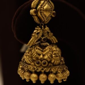 22KT Antique Nakash Gold Jumka Earrings