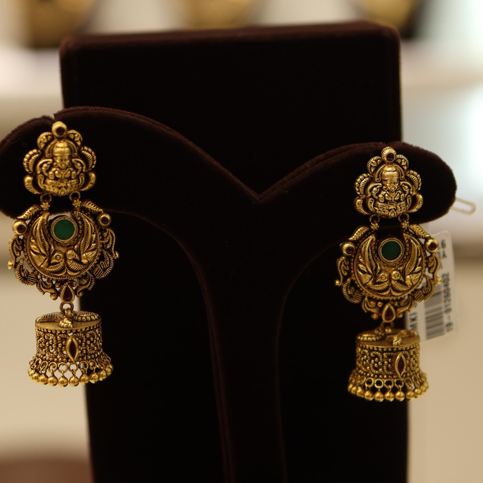 Antique Gold Jumka Earrings