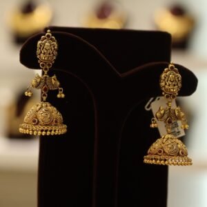 Antique Spinel Ruby Gold Jumka