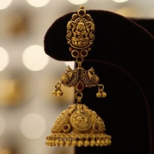 Antique Spinel Ruby Gold Jumka
