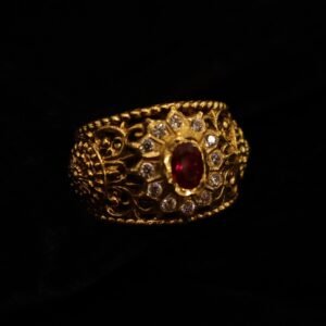 22KT Antique Solid Gold Ring