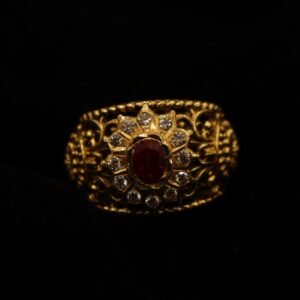 22KT Antique Solid Gold Ring
