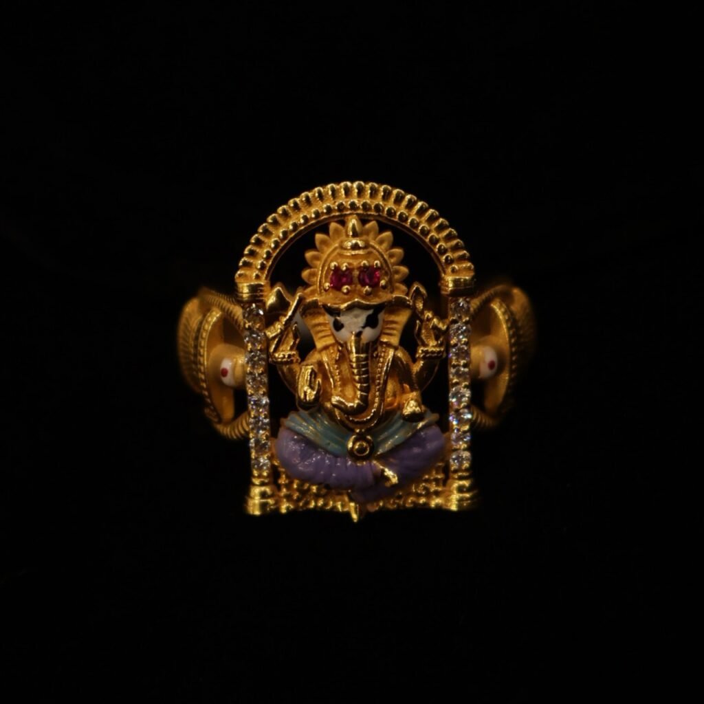 22KT Gold Casting Design Ring