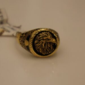 22KT Enamel Casting Gold Ring