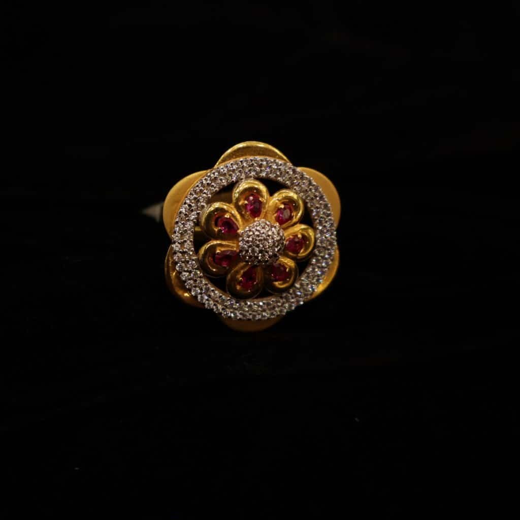 22KT Casting Ladies Gold Ring