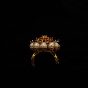 Pearl Casting Gold Ladies Ring
