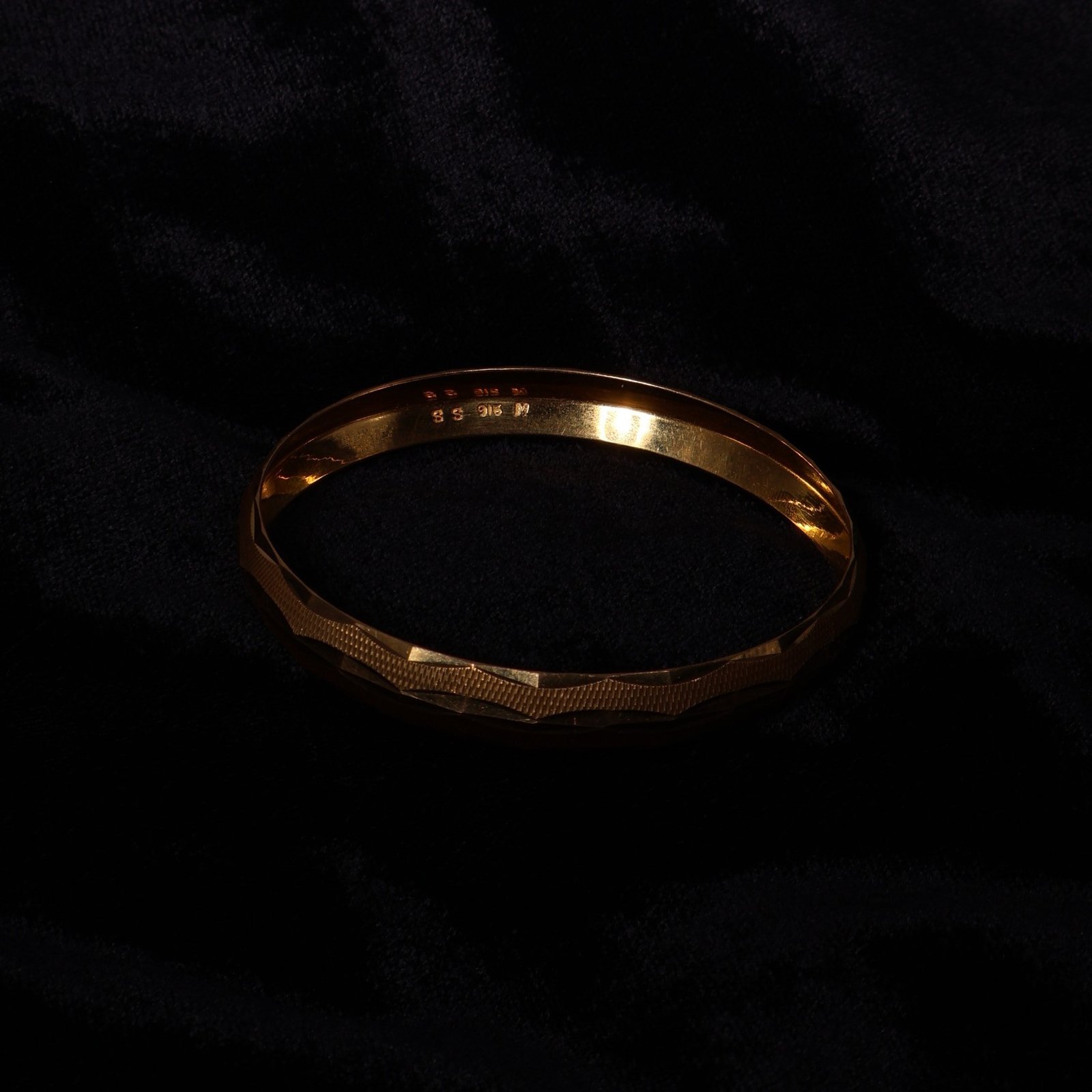 22KT Classic Gold Men’s Kada