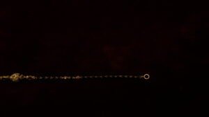 22KT Gold Black Beads Bracelet