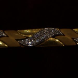 22KT Stone Enamel Gold Bracelet