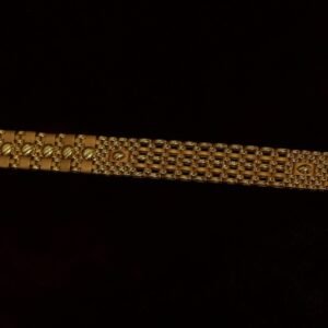 22KT Matte Finish Gold Bracelet