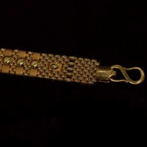 22KT Matte Finish Gold Bracelet