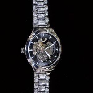 92.5 Silver Fancy Atomic Watch (HUID Hallmarked) – 116.50g