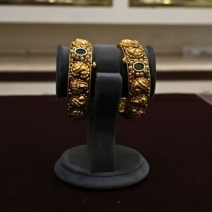 92.5 Silver Antique Bangles (HUID Hallmarked) – 69.10g