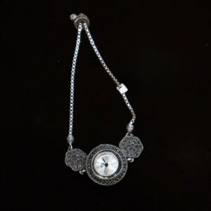 92.5 Silver Antique Ladies Watch (HUID Hallmarked) – 24.60g