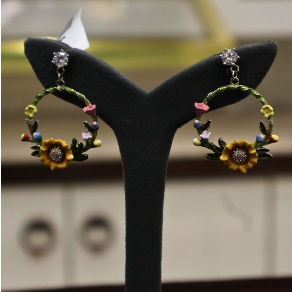 92.5 Silver Fancy Earrings (HUID Hallmarked) – 9.01g