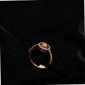 18KT Diamond Ladies Ring (0.32 Ct) – Elegant Daily Wear Design