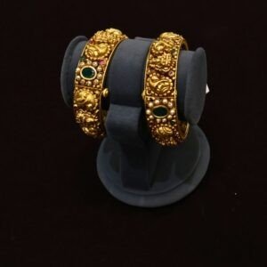 92.5 Silver Antique Bangles (HUID Hallmarked) – 69.10g