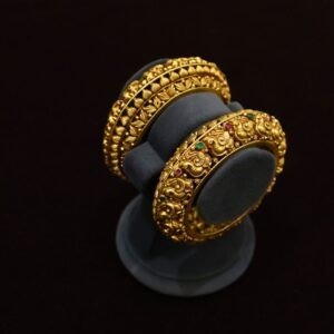 92.5 Silver Antique Bangles (HUID Hallmarked) – 72.60g