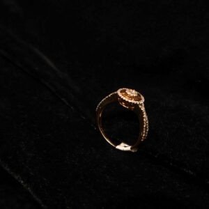 18KT Diamond Ladies Ring (0.32 Ct) – Elegant Daily Wear Design