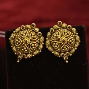 22KT Nagas Gold Hara with Lakshmi Pendant, Peacock & Pearl Work (HUID Hallmarked) – 86.81g