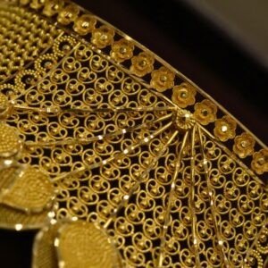 22KT Plain Gold Choker (HUID Hallmarked) – 42.94