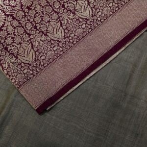 Banarasi Silk Saree – Blue with Magenta Combination (7 Colors Available)