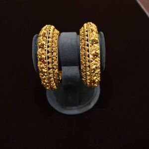 92.5 Silver Antique Bangles (HUID Hallmarked) – 72.60g