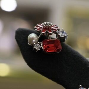 92.5 Silver Pendant with Matching Earrings Set (HUID Hallmarked) – 13.86g