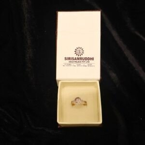 18KT Diamond Ladies Ring (0.32 Ct) – Elegant Daily Wear Design