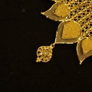 22KT Plain Gold Choker (HUID Hallmarked) – 42.94