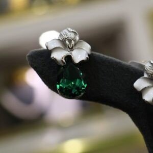 92.5 Silver Pendant with Matching Earrings Set (HUID Hallmarked) – 15.94g