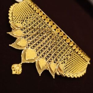 22KT Plain Gold Choker (HUID Hallmarked) – 42.94