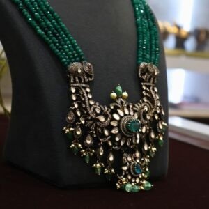 92.5 Silver Victoria Beads Hara Necklace (Premium Traditional Collection) – 140.10g