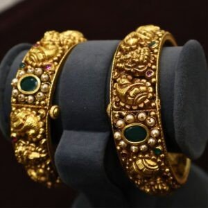 92.5 Silver Antique Bangles (HUID Hallmarked) – 69.10g