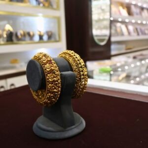 92.5 Silver Antique Bangles (HUID Hallmarked) – 72.60g