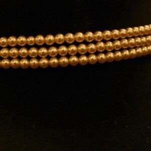 22KT Gold Pearl Choker Necklace (HUID Hallmarked) – Lightweight Elegant Collection (1.02g Gold)