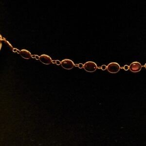 22KT Gold Lightweight Stone Necklace (HUID Hallmarked) – Daily Wear Elegant Collection (5.92g)