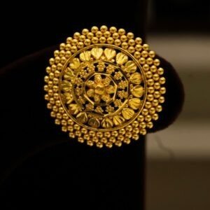 22KT Gold Kolkata Pattern Earrings (HUID Hallmarked) – Premium Traditional Collection (9.92g)