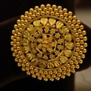 22KT Gold Kolkata Pattern Earrings (HUID Hallmarked) – Premium Traditional Collection (9.92g)