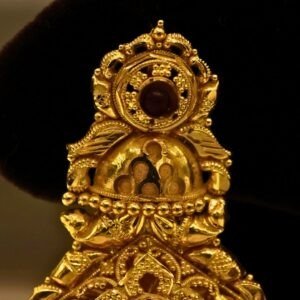 22KT Gold Bombay Pattern Earrings (HUID Hallmarked) – Premium Traditional Collection (13.50g)