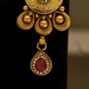 22KT Gold Vintage Work Earrings (HUID Hallmarked) – Premium Traditional Collection (11.45g)