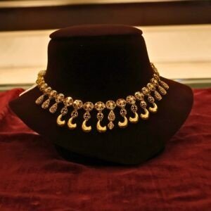22KT Gold Turkish Plain Work Necklace (HUID Hallmarked) – Elegant Contemporary Collection (16.68g)